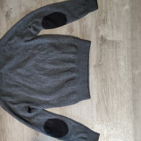 State Cashmere Mock-Neck Quarter Button Polo Sweater L - Picture 6 of 6